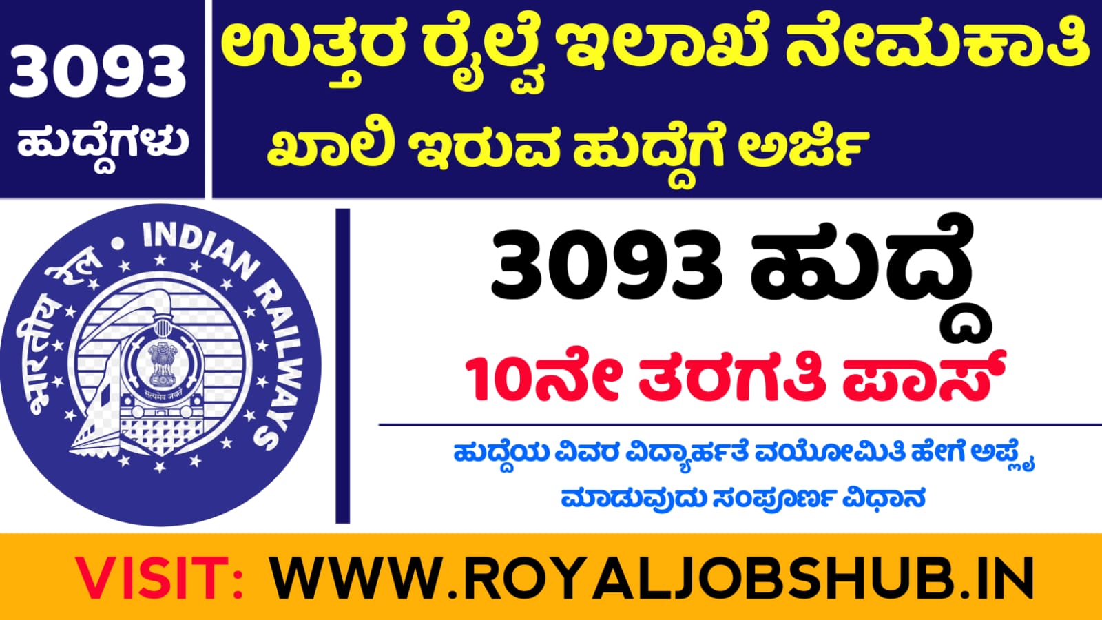 How to Apply for RRC Northern Railway Recruitment 2023