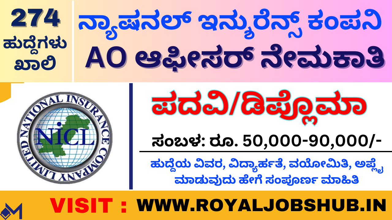 National Insurance Company AO New Recruitment 2024   NICL 