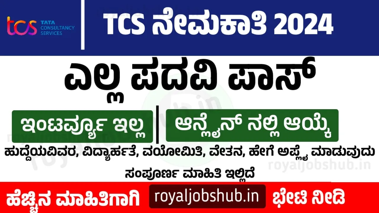 tcs recruitment 2024 for Degree